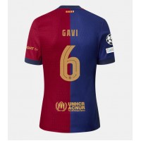 Barcelona Paez Gavi #6 Domáci futbalový dres 2024-25 Krátky Rukáv